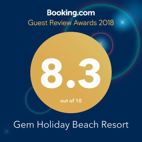 booking.com review for Gem Holiday Beach Resort